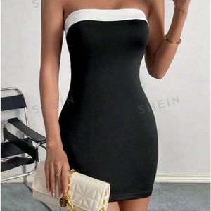 Small black and white shein dress